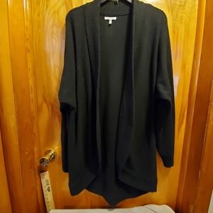 Maurices long black cardigan